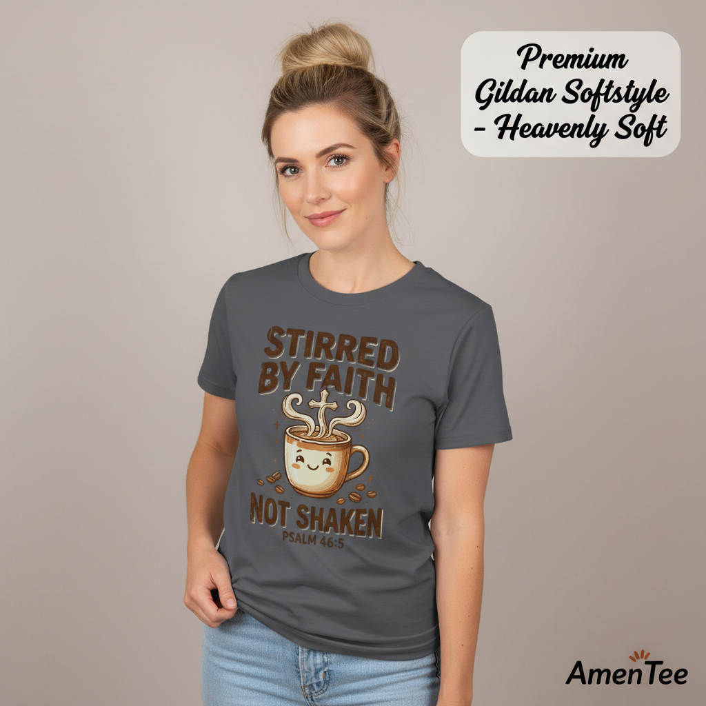 Stirred by Faith Not Shaken T-Shirt__benefit