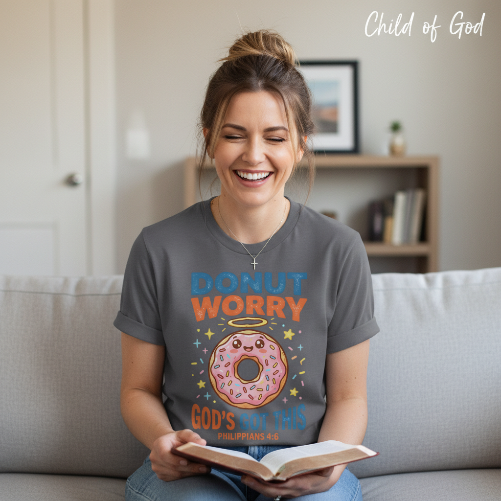 Donut Worry God's Got This T-Shirt__use
