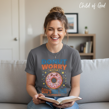 Donut Worry God's Got This T-Shirt__use