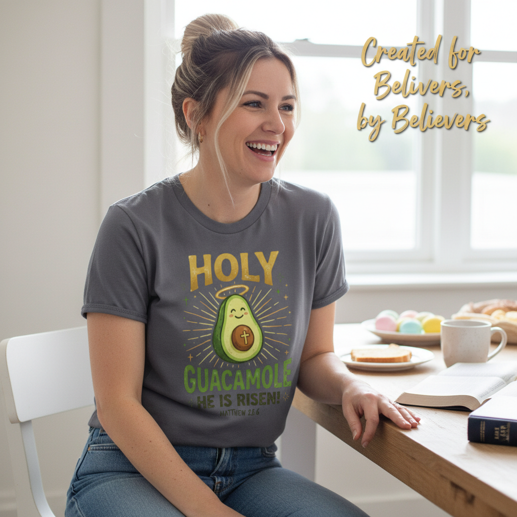 Holy Guacamole He Is Risen T-Shirt__use
