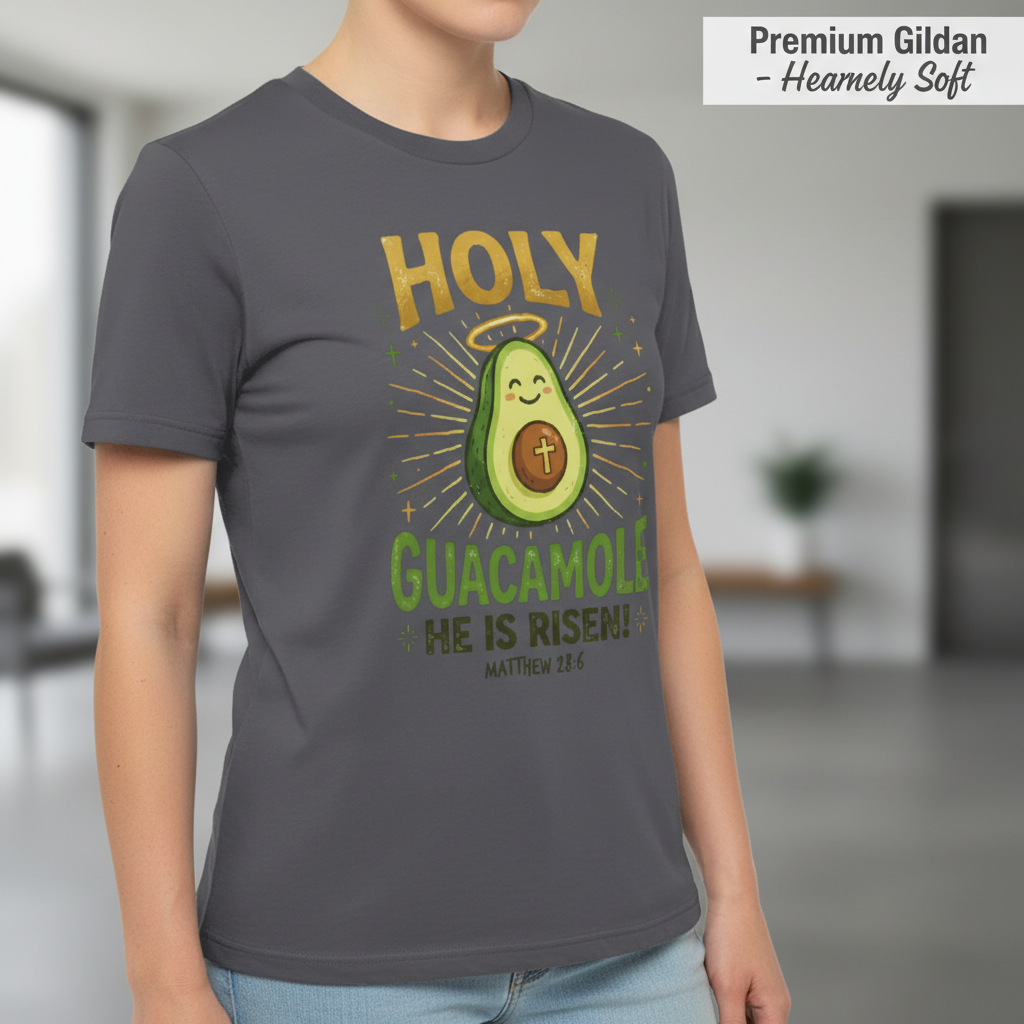 Holy Guacamole He Is Risen T-Shirt__space