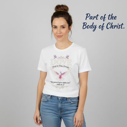 Peaceful Dove Scripture T-Shirt__hero
