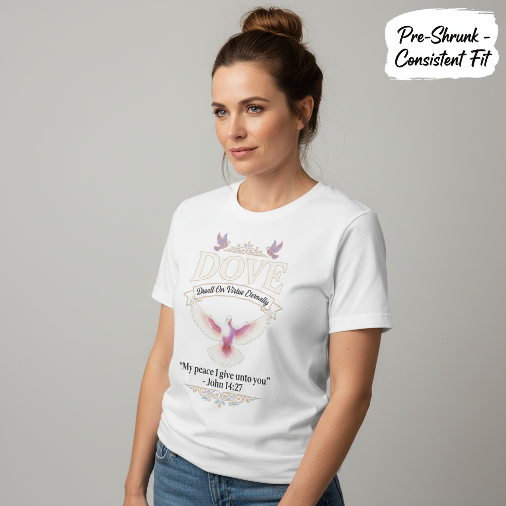 Peaceful Dove Scripture T-Shirt__benefit