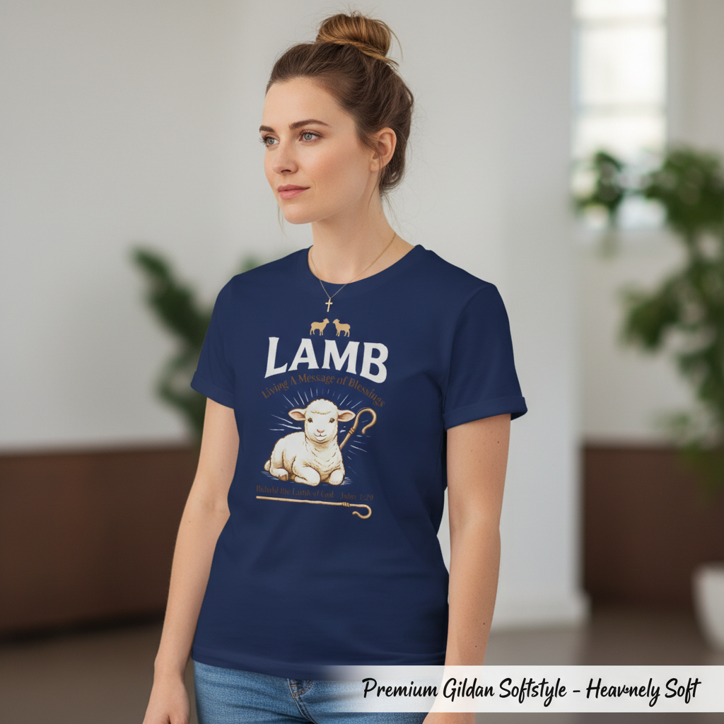 Lamb of Blessings T-Shirt__space