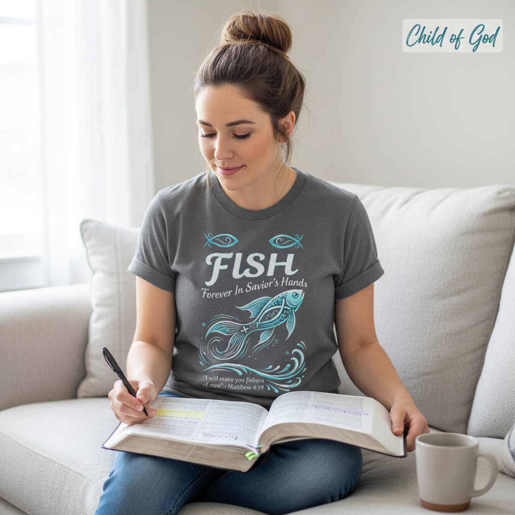 FISH - Forever in Savior’s Hands T-Shirt__use