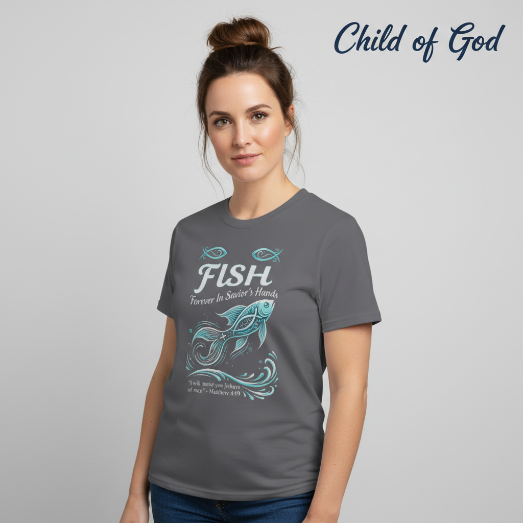 FISH - Forever in Savior’s Hands T-Shirt__hero