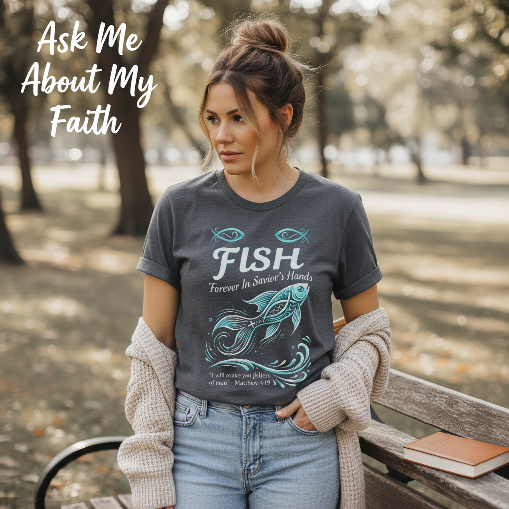 FISH - Forever in Savior’s Hands T-Shirt__pair