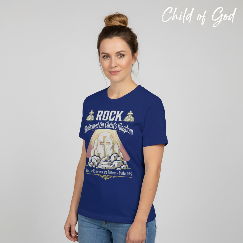 Christ the Rock Fortress T-Shirt__hero