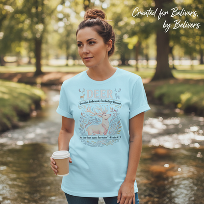 Psalm 42 Deer T-Shirt__lifestyle