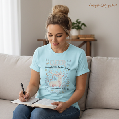 Psalm 42 Deer T-Shirt__use