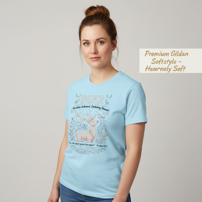 Psalm 42 Deer T-Shirt__benefit