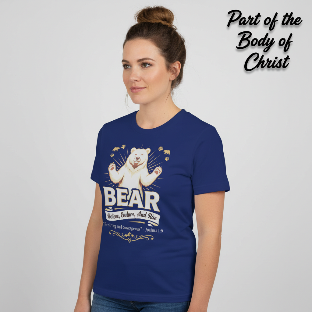 Believe, Endure, And Rise Bear T-Shirt__hero
