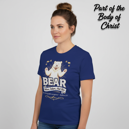Believe, Endure, And Rise Bear T-Shirt__hero