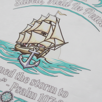Saved Ship Peace T-Shirt__detail