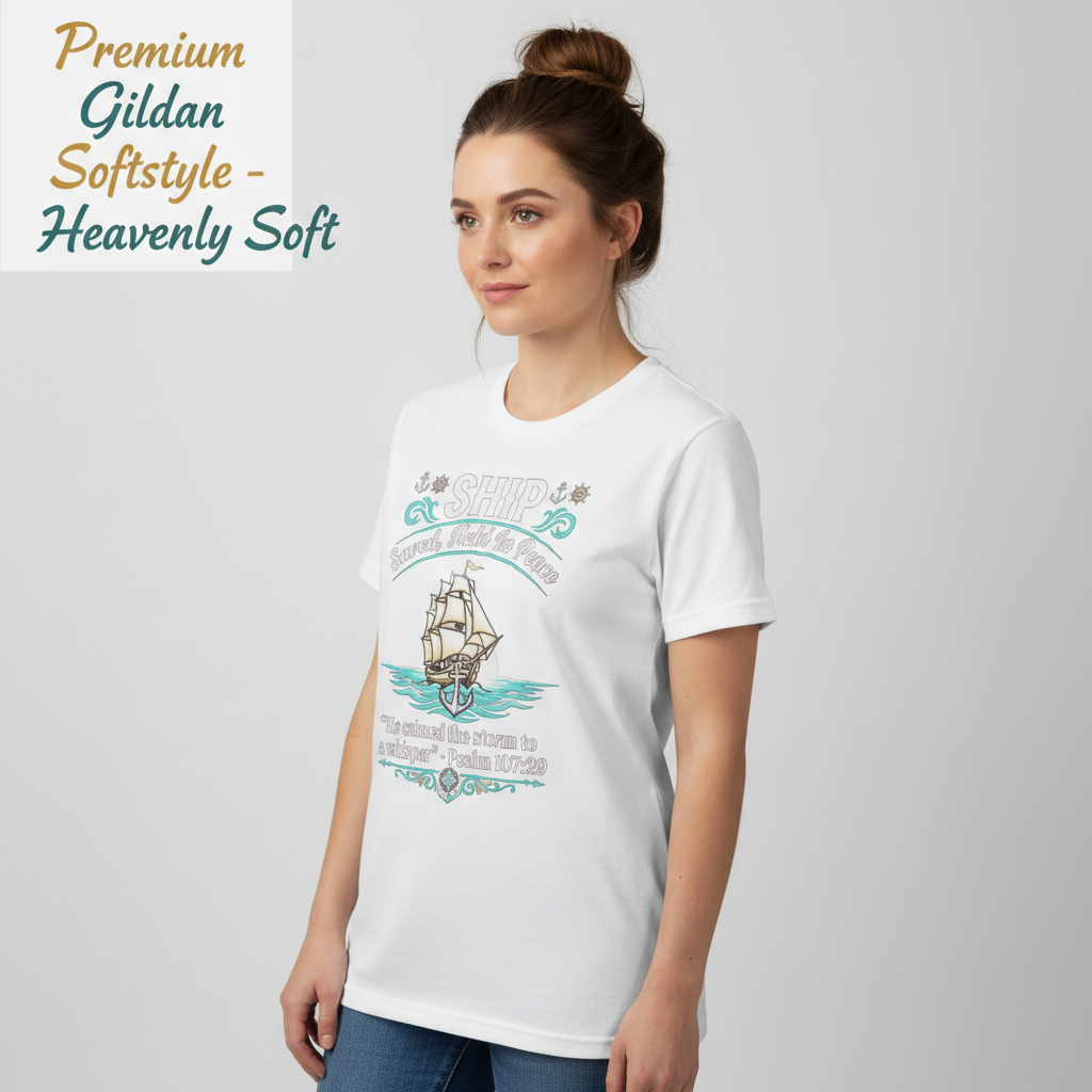 Saved Ship Peace T-Shirt__benefit