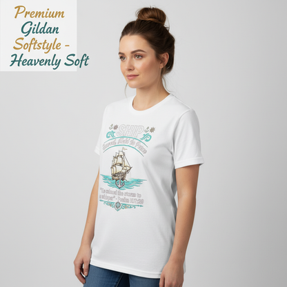 Saved Ship Peace T-Shirt__benefit
