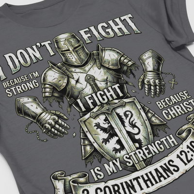 Christ Is My Strength T-Shirt__detail