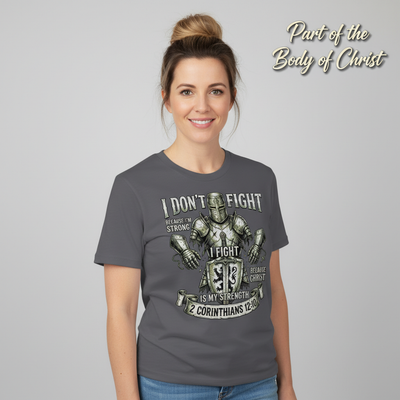 Christ Is My Strength T-Shirt__hero