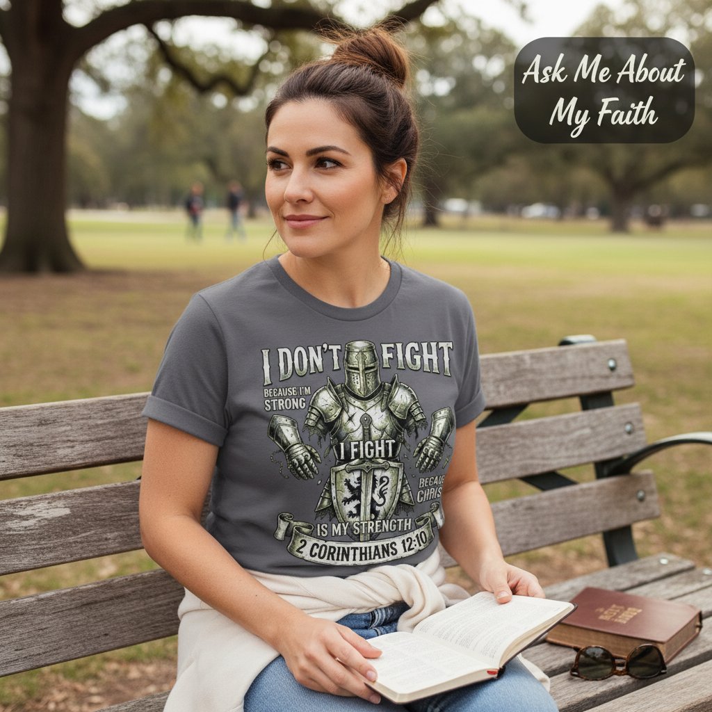 Christ Is My Strength T-Shirt__pair