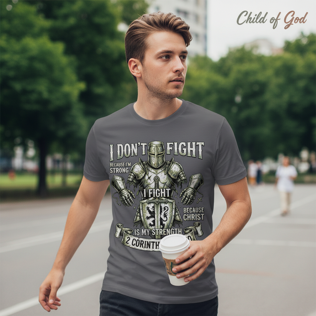 Christ Is My Strength T-Shirt__lifestyle