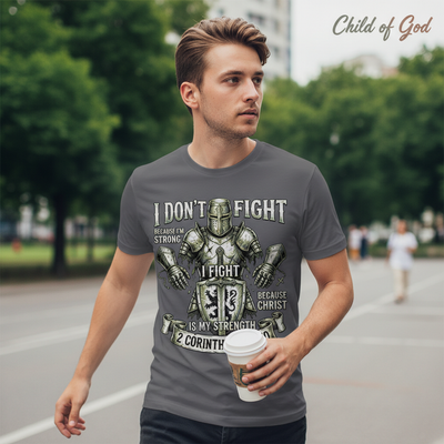 Christ Is My Strength T-Shirt__lifestyle