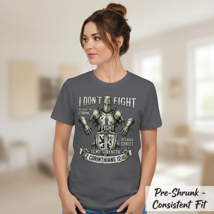 Christ Is My Strength T-Shirt__space