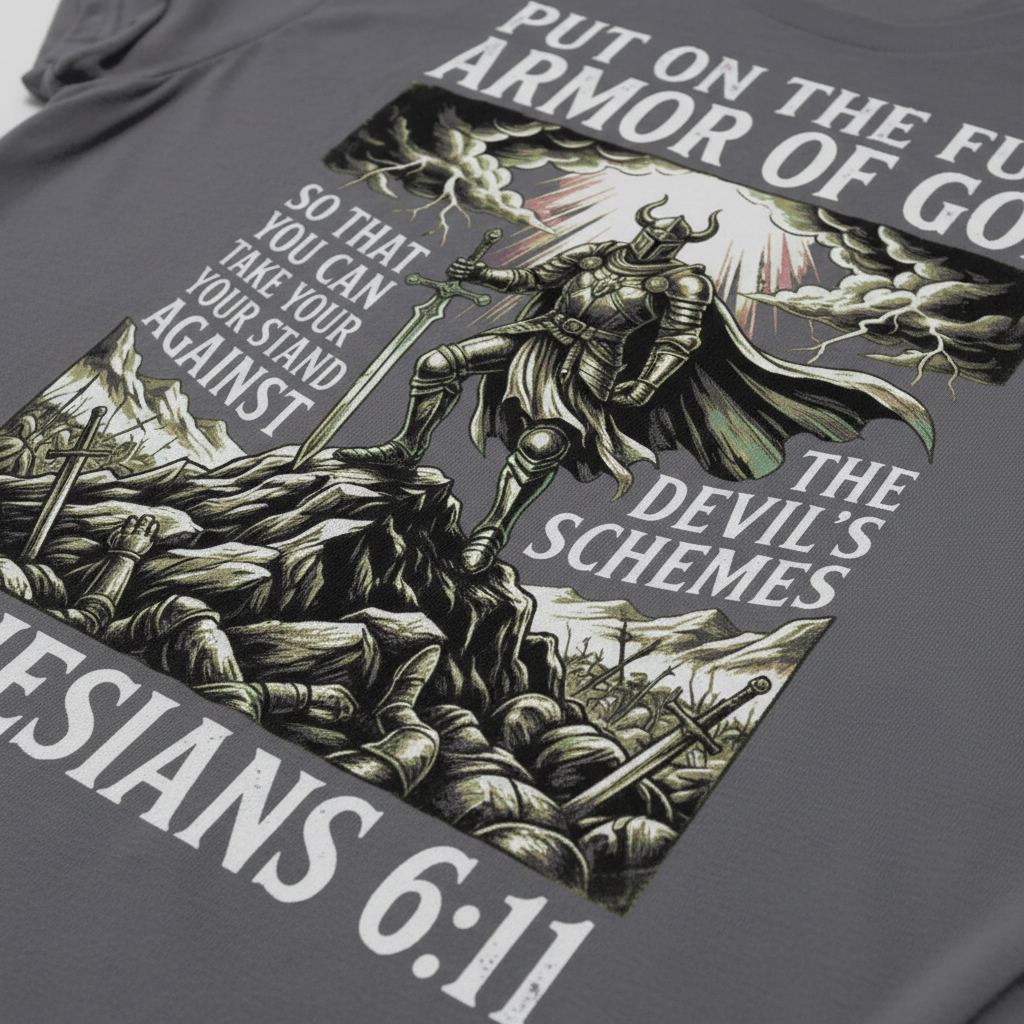 Full Armor of God T-Shirt__detail