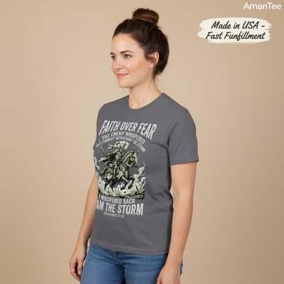 Faith Over Fear Warrior T-Shirt__benefit