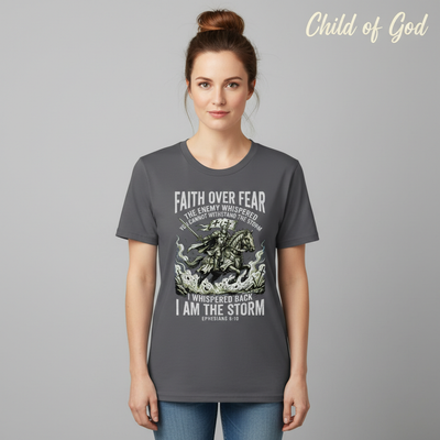 Faith Over Fear Warrior T-Shirt__hero
