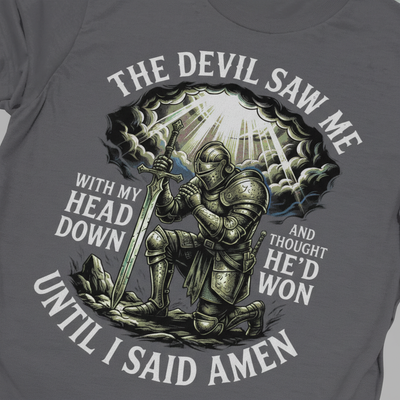 Until I Said Amen T-Shirt__detail