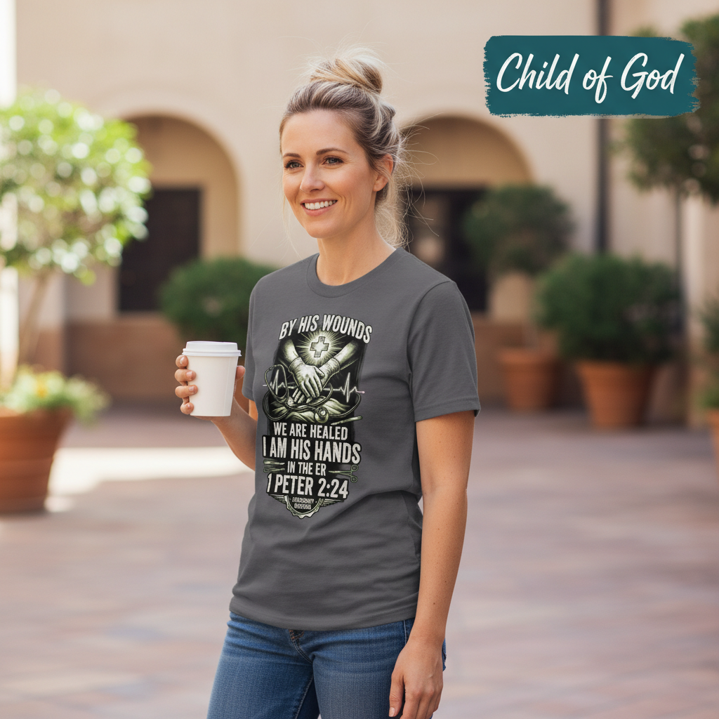 By His Wounds ER T-Shirt__lifestyle