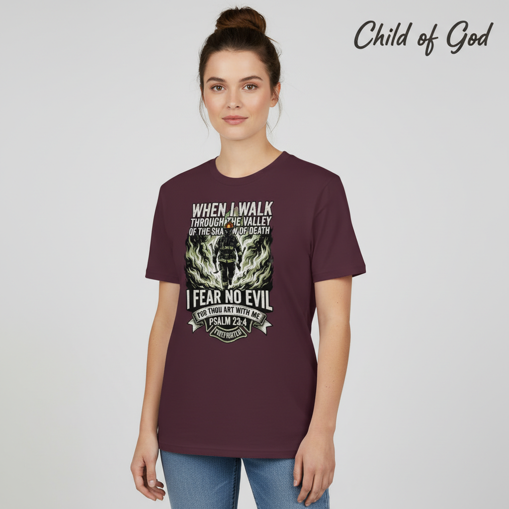 Fear No Evil Firefighter T-Shirt__hero