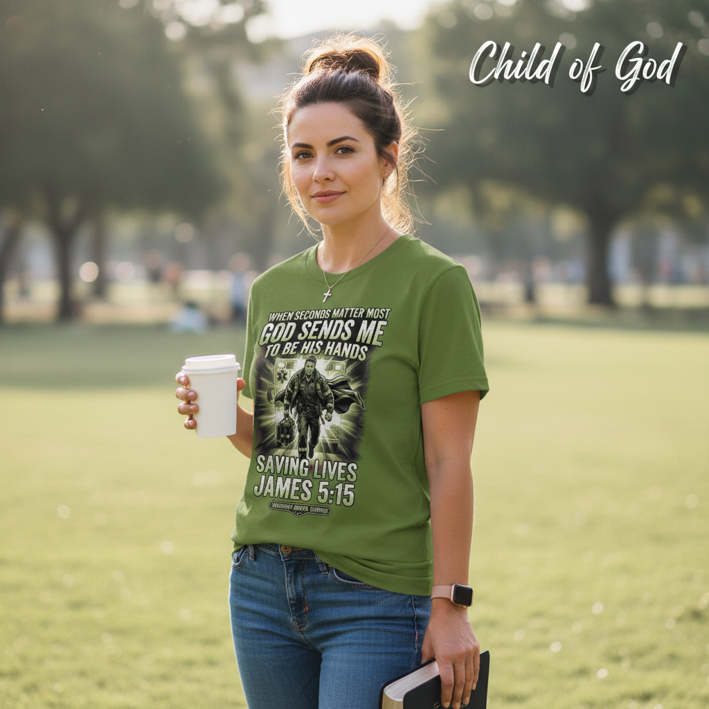 God Sends Me to Be His Hands T-Shirt__lifestyle