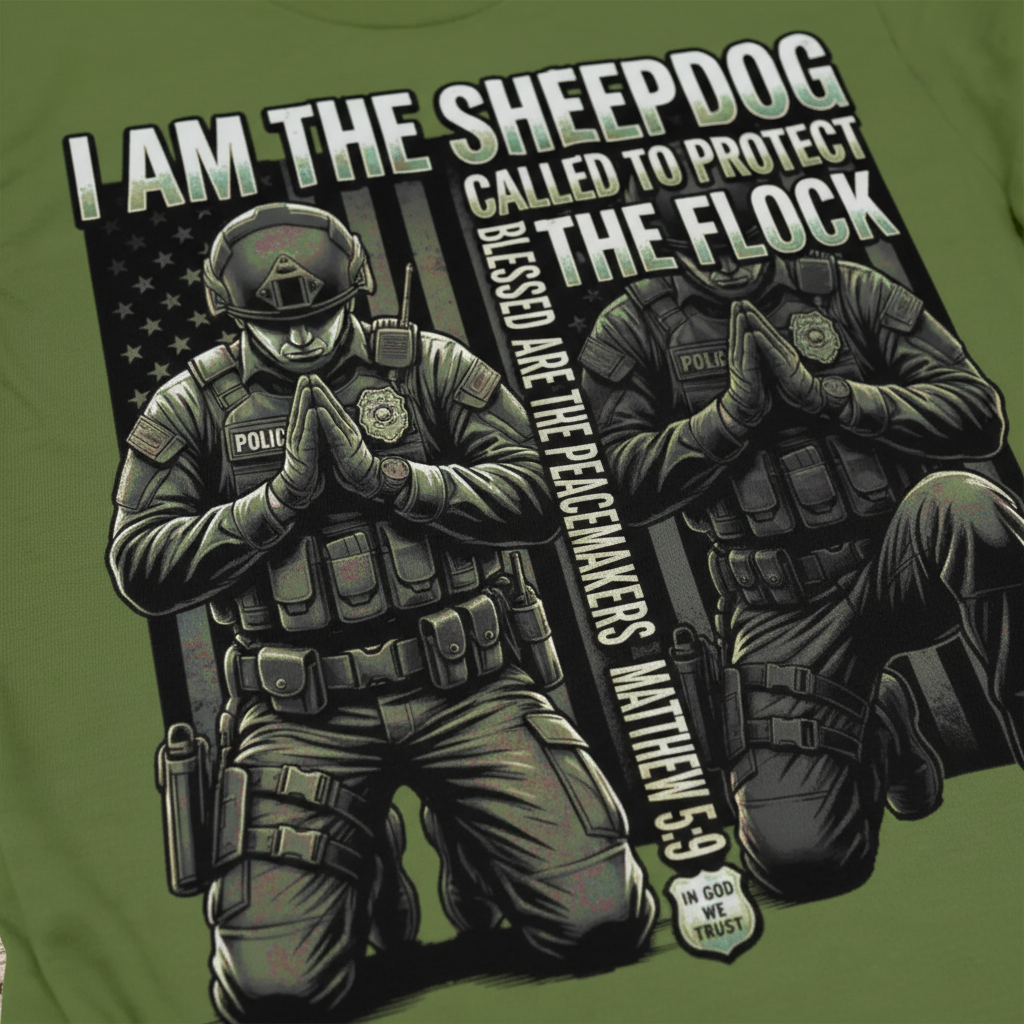 Sheepdog Protector T-Shirt__detail
