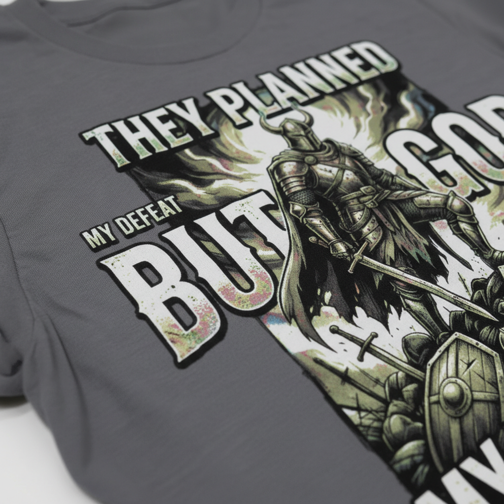 But God My Victory T-Shirt__detail