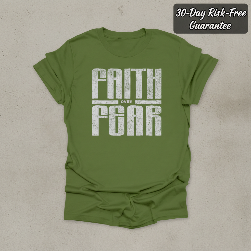 Faith over Fear T-Shirt_clean
