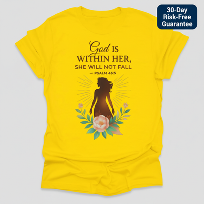 God Is Within Her T-Shirt_clean