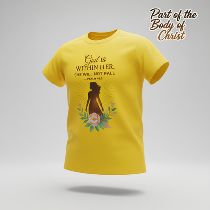 God Is Within Her T-Shirt_3d_float