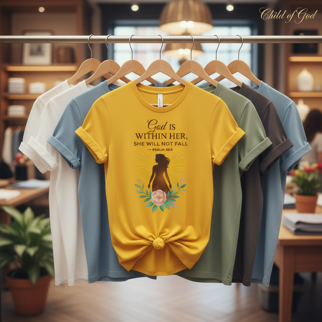 God Is Within Her T-Shirt_boutique_rack