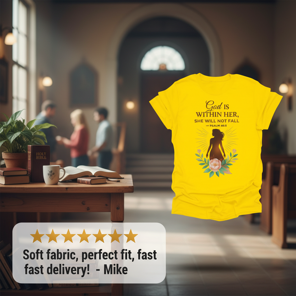 God Is Within Her T-Shirt_review