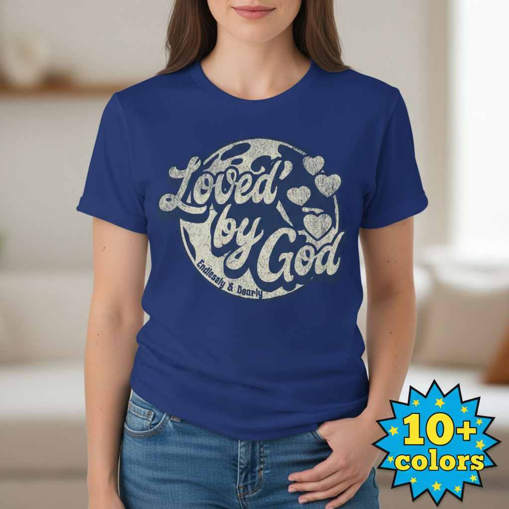 Loved by God T-Shirt_badge