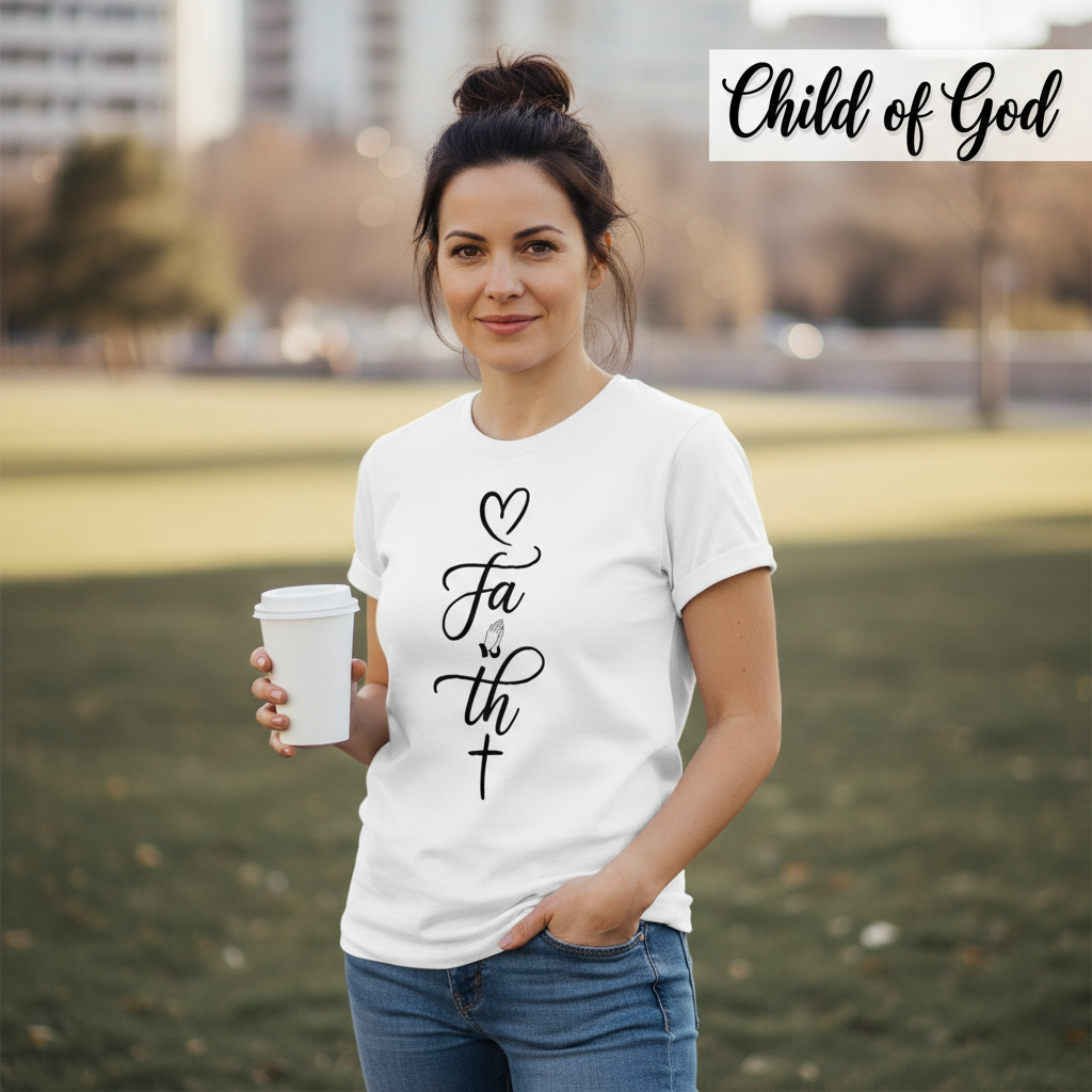 Faith In Prayer T-Shirt__lifestyle