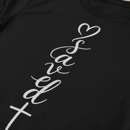 Saved by the cross T-Shirt__detail
