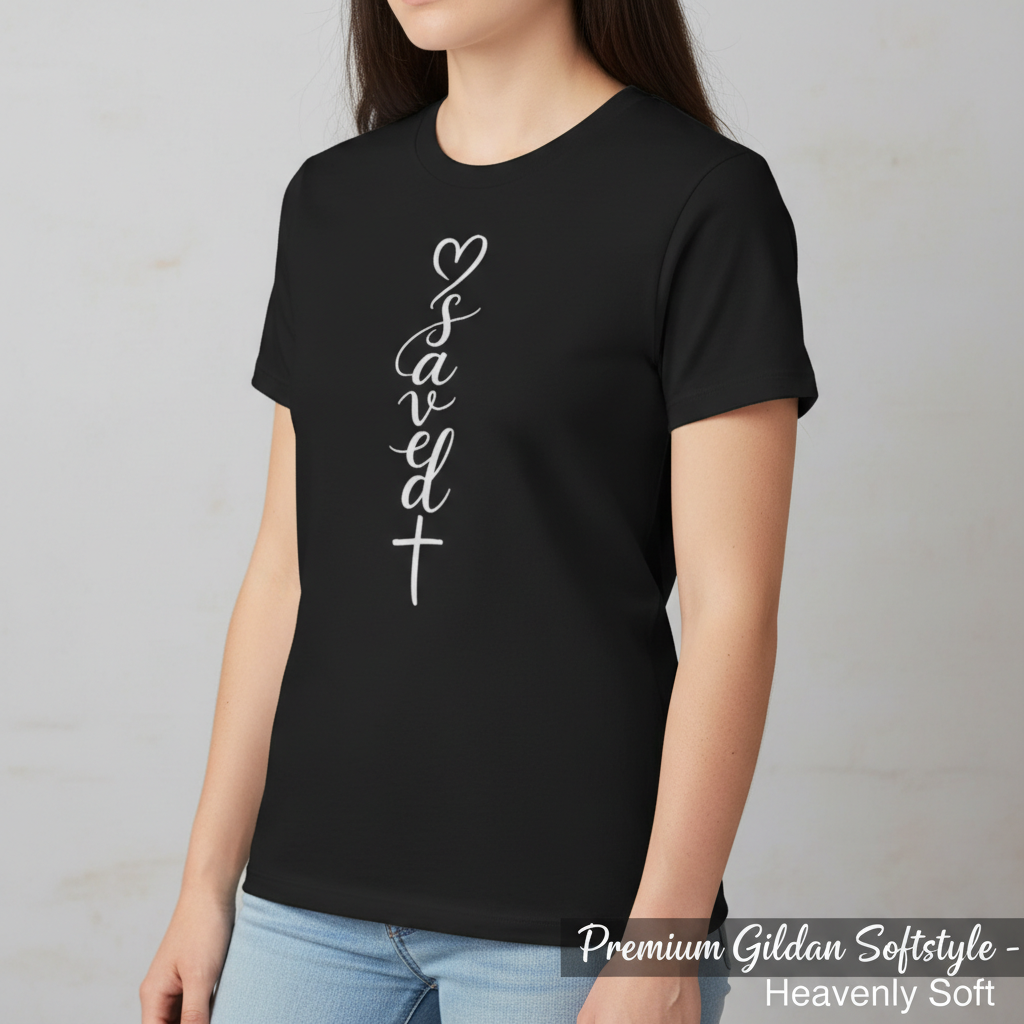 Saved by the cross T-Shirt__space