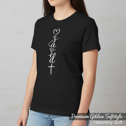 Saved by the cross T-Shirt__space