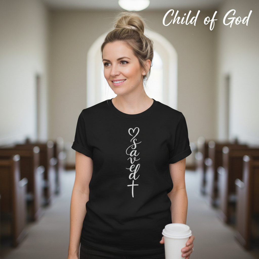 Saved by the cross T-Shirt__lifestyle