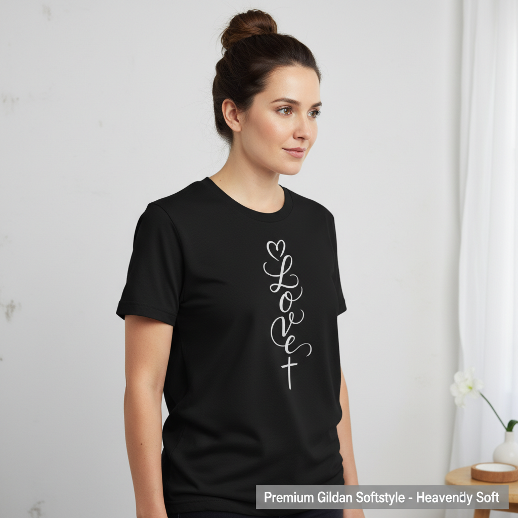Loved in Christ T-Shirt__space