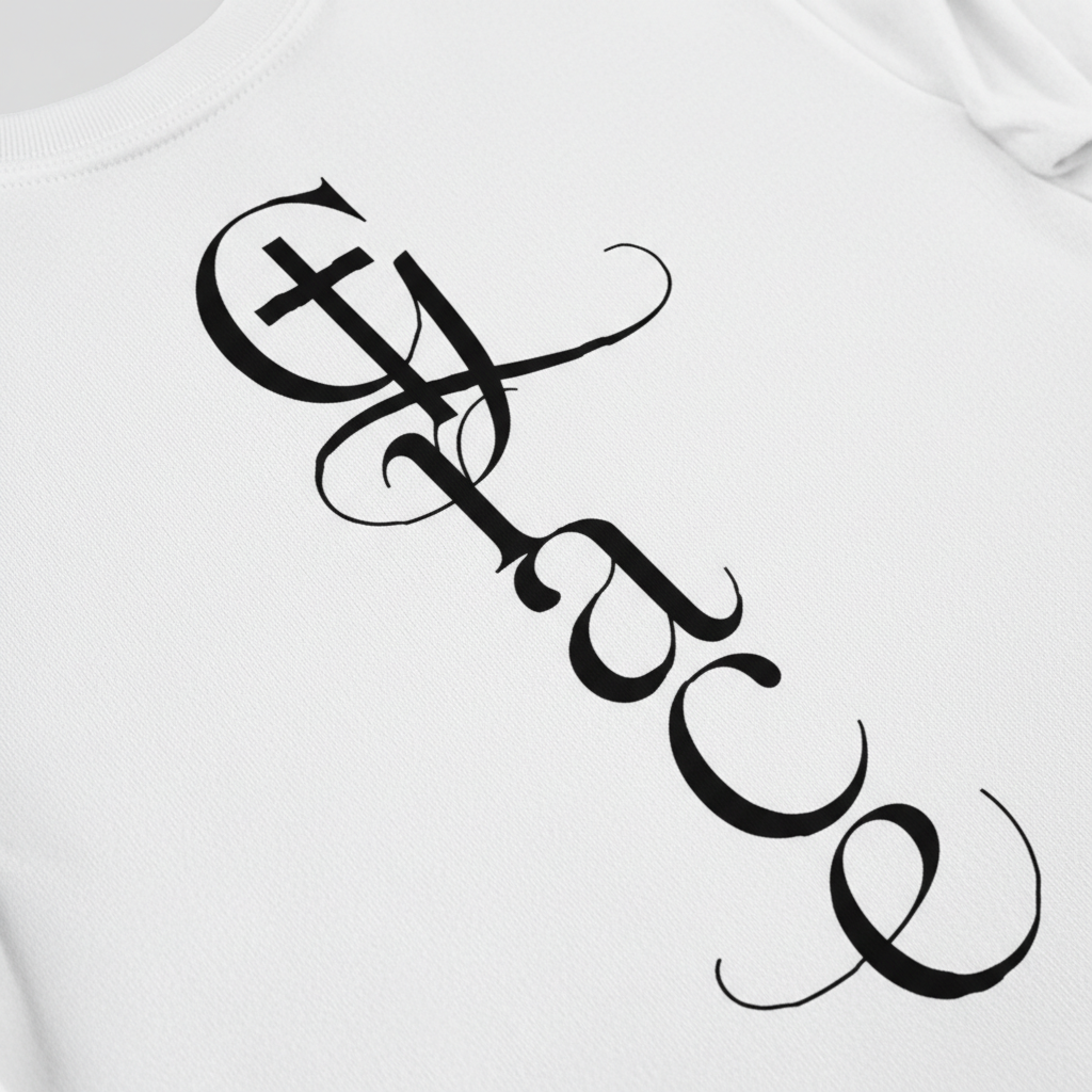 By Grace of God T-Shirt__detail