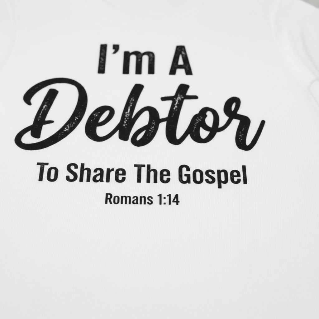 Gospel Debtor T-Shirt__detail