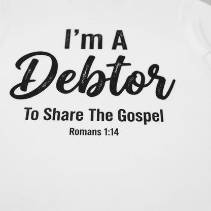 Gospel Debtor T-Shirt__detail